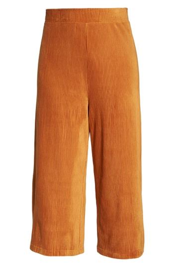 Women's Bp. Knit Corduroy Crop Pants - Metallic