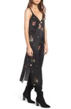Women's Treasure & Bond X Something Navy Floral Print Slipdress