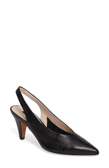 Women's Topshop Jetset Slingback Pump .5us / 36eu - Black