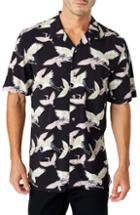 Men's 7 Diamonds Jade Palace Slim Fit Camp Shirt - Black