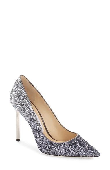 Women's Jimmy Choo 'romy' Pointy Toe Pump Us / 37eu - Blue