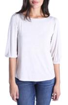 Women's Kut From The Cloth Knit Tee - Beige