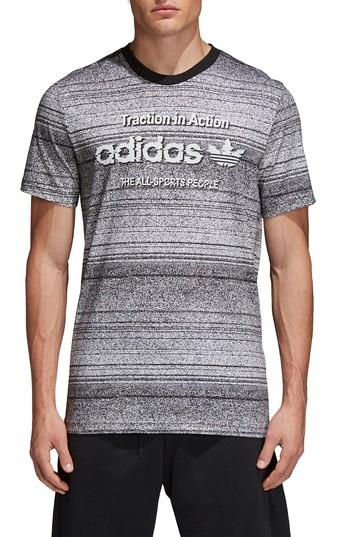 Men's Adidas Originals Traction Graphic T-shirt - Grey