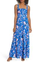 Women's Eliza J Floral Tiered Maxi Dress - Blue