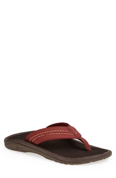 Men's Olukai 'hokua' Flip Flop M - Brown