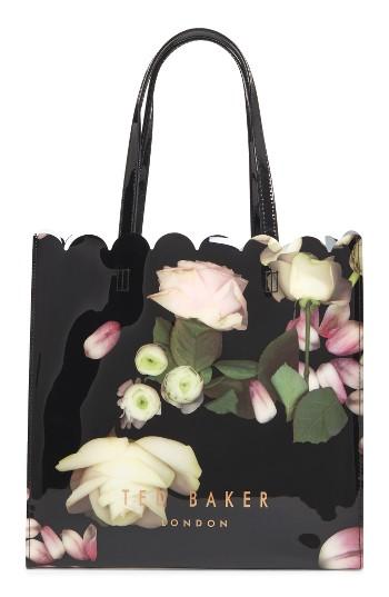 Ted Baker London Large Coracon Kensington Floral Tote - Black