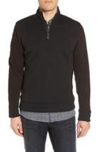 Men's Ted Baker London Uthink Trim Fit Quarter Zip Pullover (s) - Blue