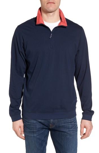 Men's Columbia Harborside Fleece Half-zip Pullover - Blue