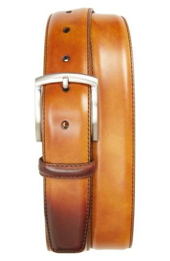 Men's Magnanni Tanning Leather Belt - Cuero