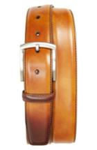 Men's Magnanni Tanning Leather Belt - Cuero
