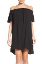Women's French Connection Evening Dew Off The Shoulder Dress - Black