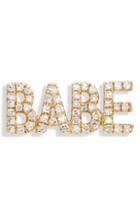 Women's Ef Collection Babe Diamond Stud Earring