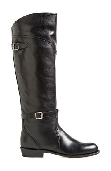 Women's Frye 'dorado' Leather Riding Boot .5 M - Black