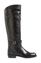 Women's Frye 'dorado' Leather Riding Boot .5 M - Black