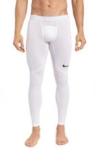 Men's Nike Pro Athletic Tights, Size - White