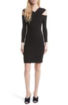 Women's L'agence Fantina Rib Knit Off The Shoulder Dress