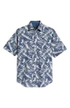 Men's Bugatchi Indigo Palms Classic Fit Sport Shirt - Blue