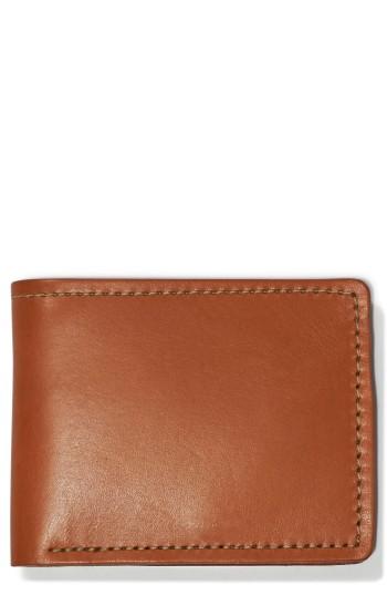 Men's Filson Leather Bifold Leather Wallet - Brown