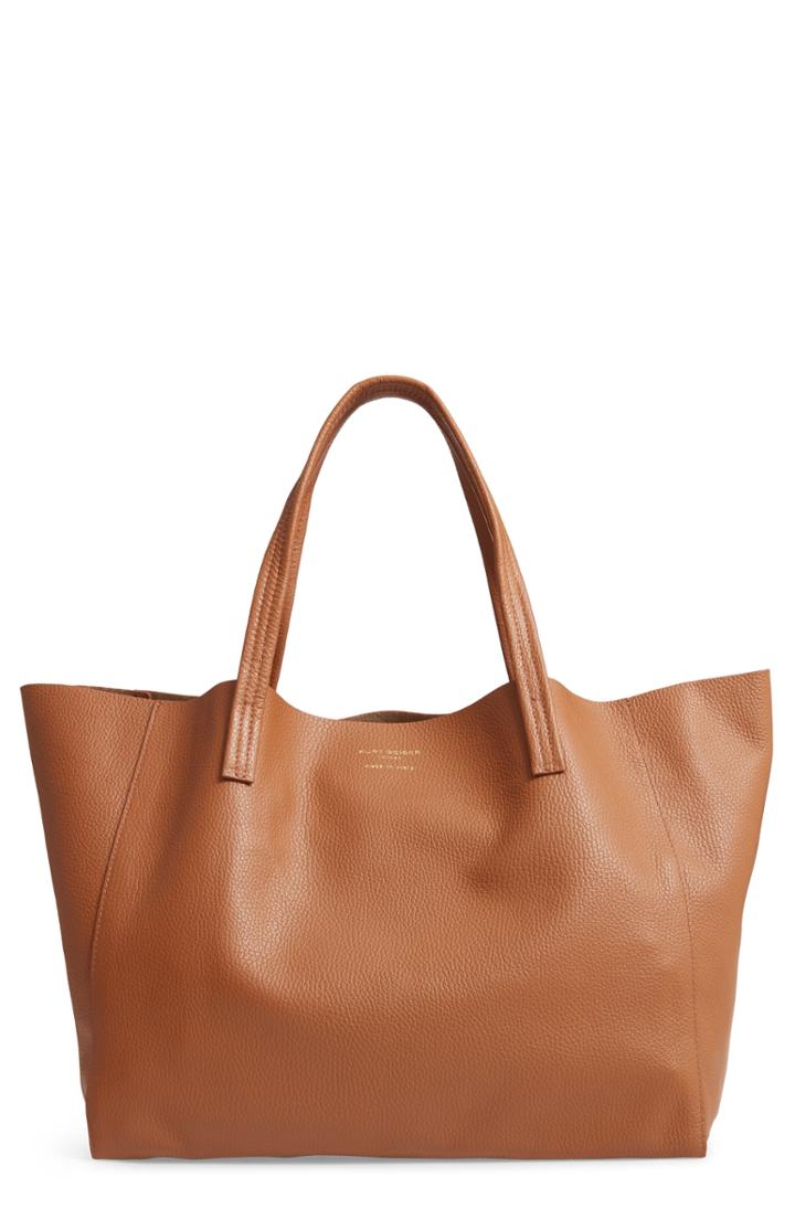 Kurt Geiger London Violet Leather Tote - Brown