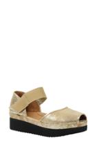 Women's L'amour Des Pieds 'amadour' Platform Sandal .5 M - Metallic