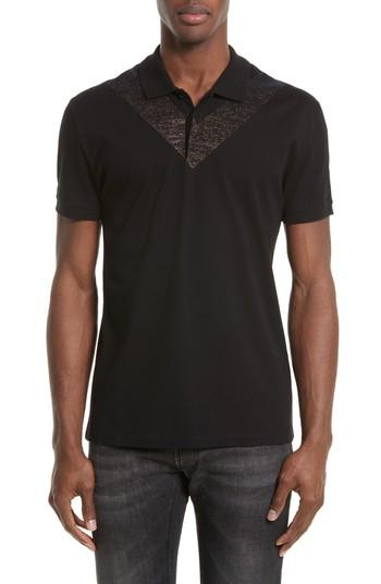 Men's Versace Collection Foiled V-print Polo