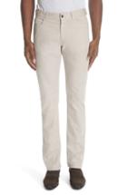 Men's Canali Stretch Cotton Five Pocket Trousers Eu - Beige