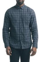 Men's Good Man Brand Check Sport Shirt, Size - Black