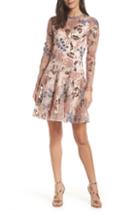 Women's Bronx And Banco Aurora Embroidered Fit & Flare Dress Us / 6 Au - Pink
