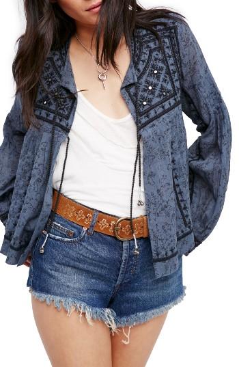 Women's Free People Twilight Embellished Cotton Jacket
