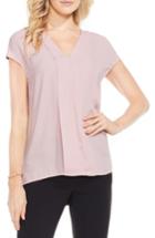 Women's Vince Camuto Mixed Media Blouse - Pink
