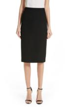 Women's St. John Collection Milano Pique Knit Skirt - Black