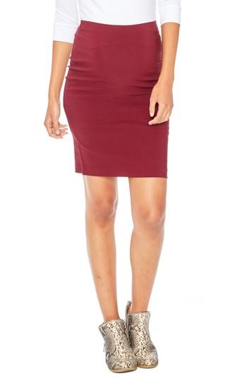 Women's Rosie Pope 'pret' Maternity Skirt - Red