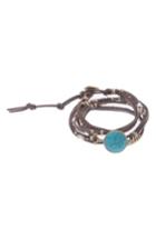 Women's Nakamol Design Leather Wrap Bracelet