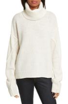 Women's Tory Burch Eva Sweater With Removable Turtleneck - Ivory