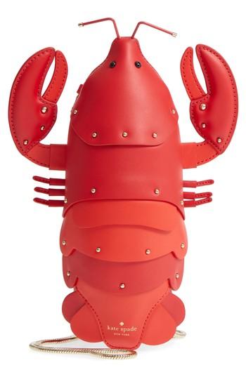 Kate Spade New York Shore Thing - Leather Lobster Crossbody Bag - Red