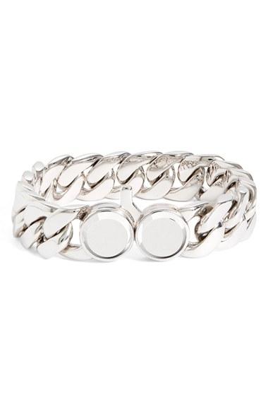 Women's Tom Wood Medium Chunky Silver Chain Link Bracelet