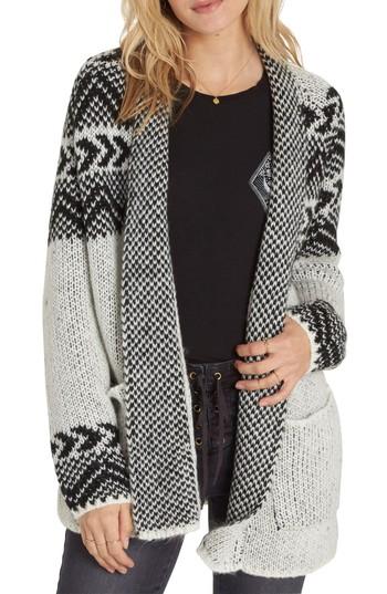 Women's Billabong Snow Daze Cardigan - White