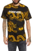 Men's Wu Wear Forever Dragon Print T-shirt - Black