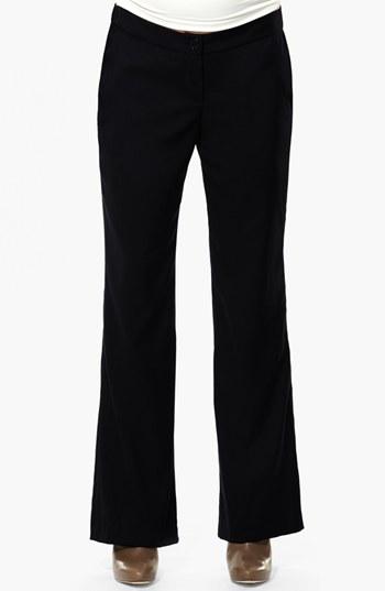 Women's Eva Alexander London 'morgan' Tailored Maternity Pants - Black