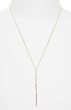 Women's Nordstrom Pave Modern Linear Y-necklace