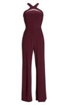 Women's Morgan & Co. Mesh Inset Jumpsuit