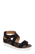 Women's Sofft Mira Ankle Strap Sandal .5 M - Black