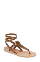 Women's Ancient Greek Sandals Estia Ankle Wrap Sandal Us / 38eu - Brown