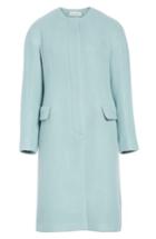 Women's Dries Van Noten Wool & Mohair Coat Us / 36 Fr - Blue