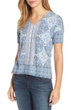 Women's Lucky Brand Baroque Mosaic V-necktee