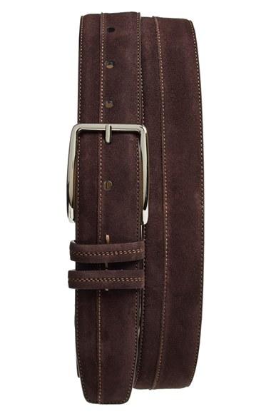 Men's Mezlan Suede Belt