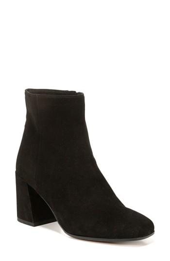 Women's Vince Highbury Flare Heel Bootie M - Black