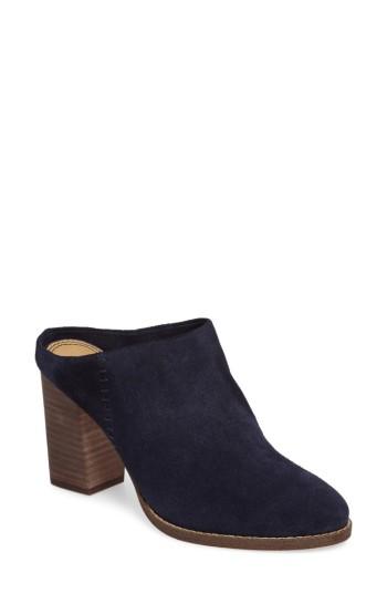 Women's Splendid Debrah Block Heel Mule .5 M - Blue