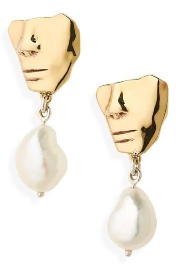 Women's Faris Portra Pearl Drop Earrings