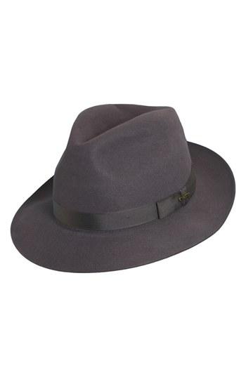 Men's Christys' Felt Trilby - Grey